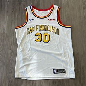 Nike Stephen Curry Warriors San Francisco Classic Edition Jersey in Medium